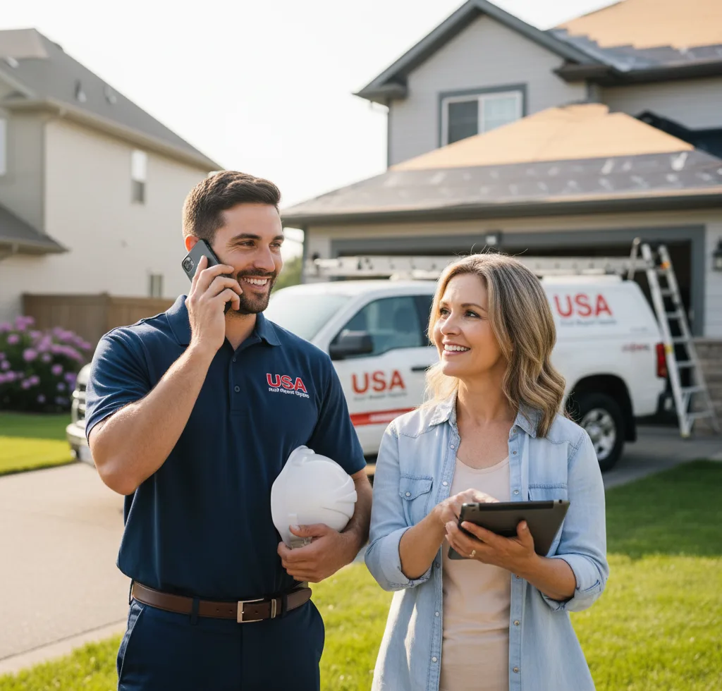 USA Roof Repair Experts customer support in Carver